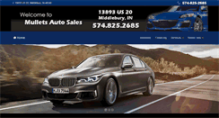 Desktop Screenshot of mulletsautosales.com